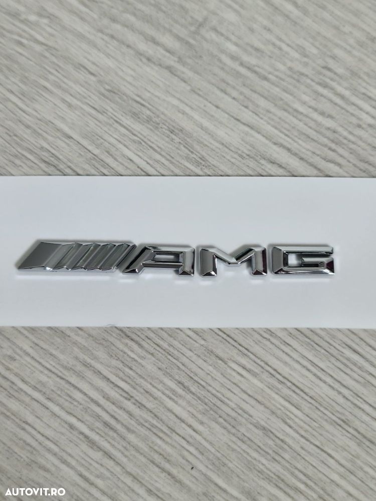 Emblema-Sigla-Logo-AMG-Consola-Mercedes-C-E-S-Class-CLS-GLE-CLA-4Matic - 4