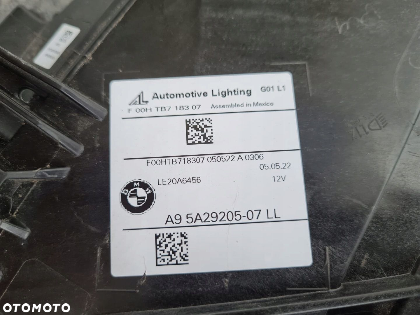 BMW X3 X4 G01 G02 LIFT LCI Lampy przód Full Led Adaptive Shadow Line Black - 14