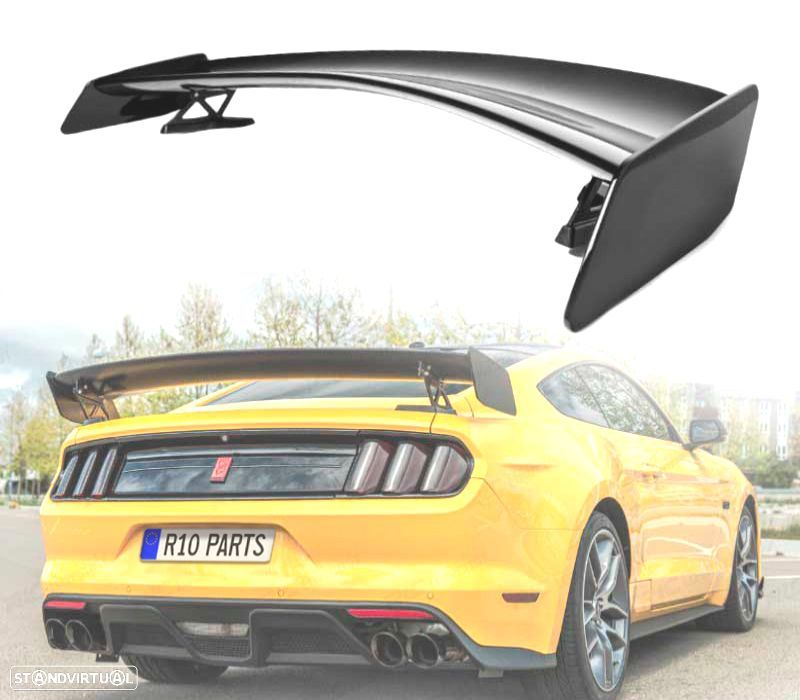 SPOILER TRASEIRO FORD MUSTANG 15-23 LOOK GT500 RACING - 1