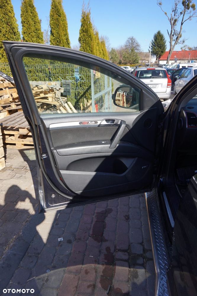 DRZWI PRZEDNIE LEWE Q7 4L LIFT LZ5Q  CZARNY AUDI 2009-2015 - 8