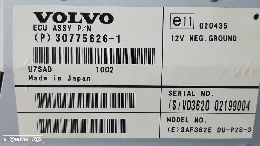 TELA/ECRÃ MULTIFUNÇÕES VOLVO XC90 D5 SUMMUM (5 ASIENTOS) (136KW) - 2