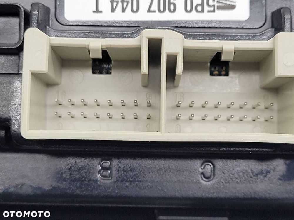 PANEL STEROWANIA NAWIEWU KLIMATYZACJI KRATKA NAWIEWU ALTEA LIFT 5P0907044T - 9