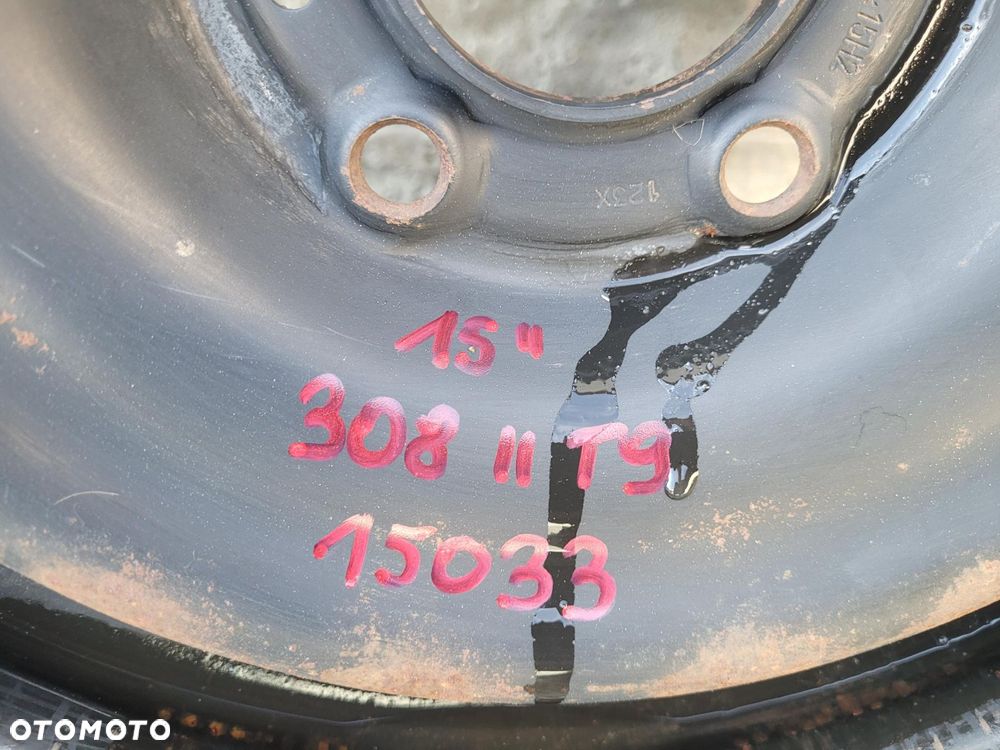 KOŁO ZAPASOWE DOJAZDOWE 15'' PEUGEOT 308 II T9 #15033 - 8