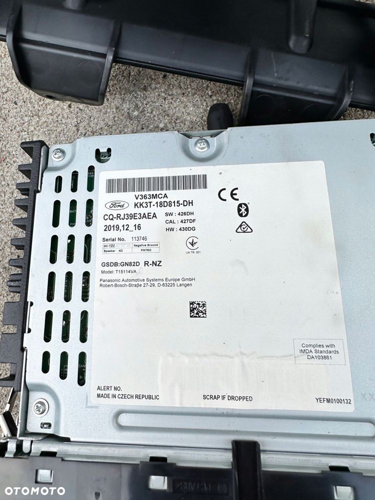 Radio Radioodtwarzacz Ford Transit MK8 Coustom Lift KK3T-18D815-DH - 7