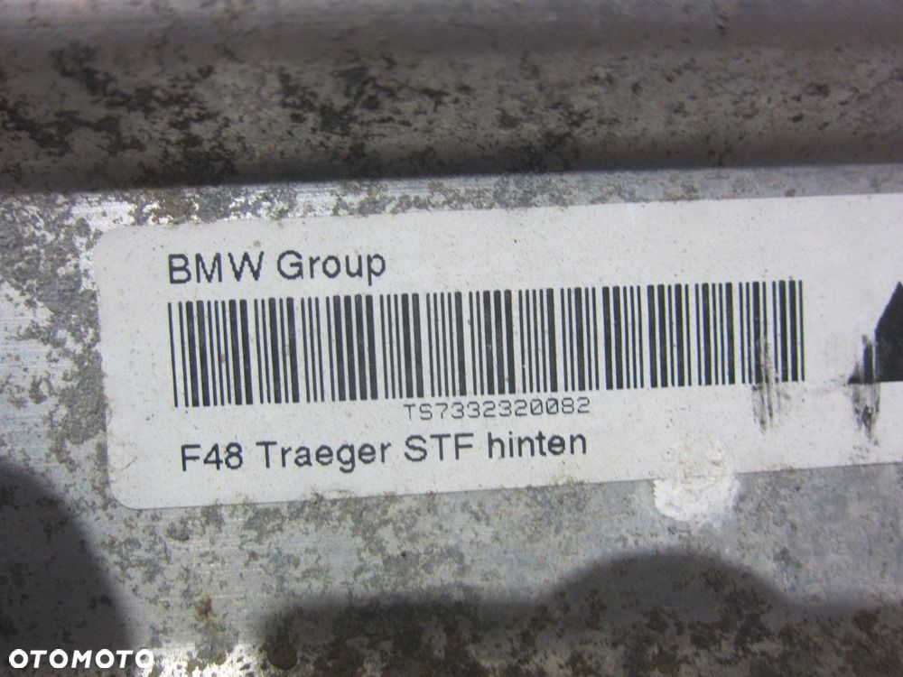 BMW X1 F48 WSPORNIK TYLNY WZMOCNIENIE BELKA ZDERZAKA 51127332320 7332320 - 7