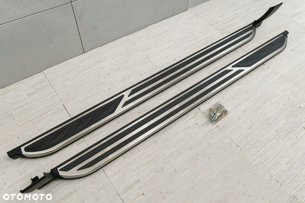 skoda karoq 2017+ stopnie boczne progi samochodowe + śruby - 10