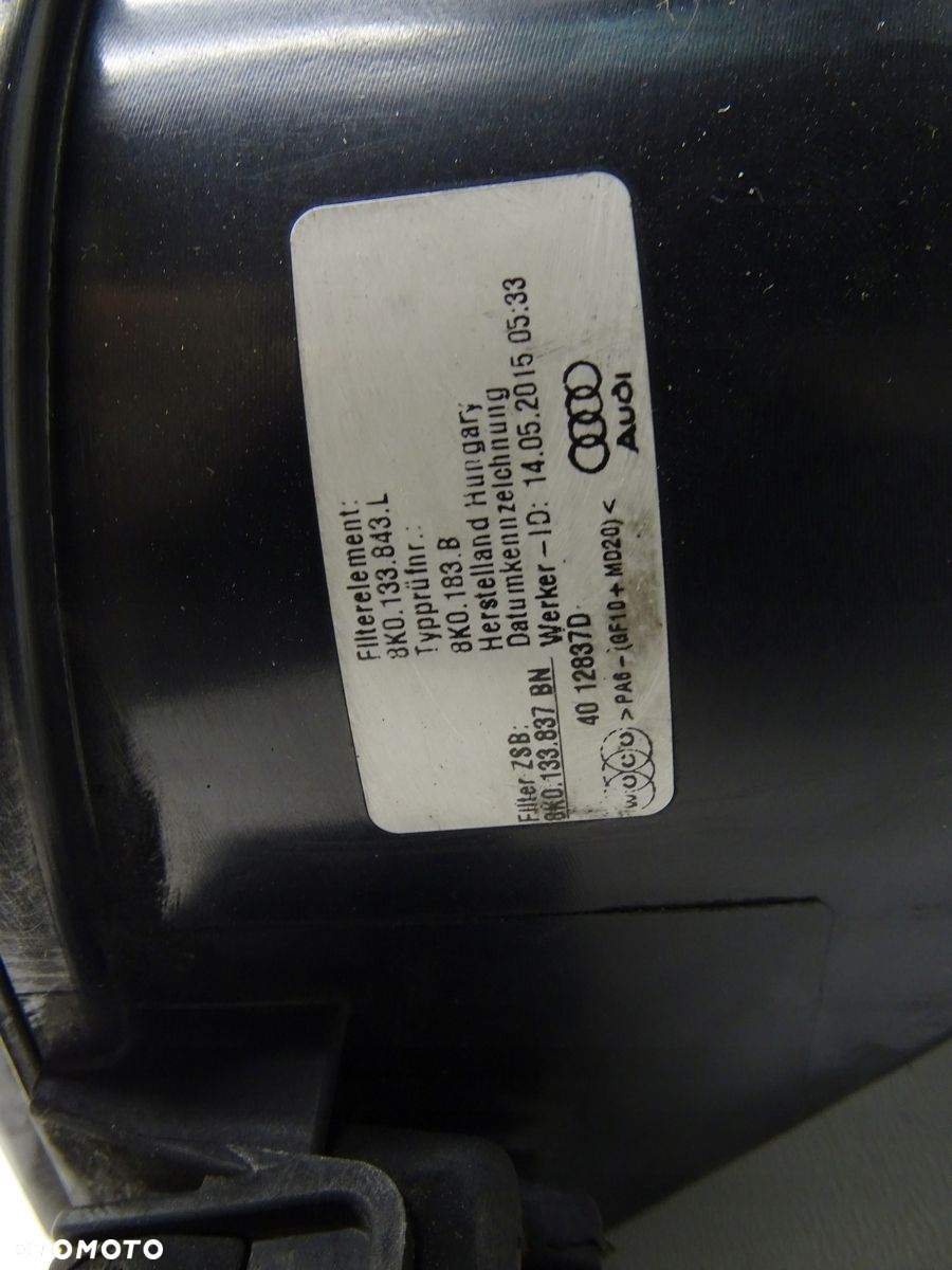 OBUDOWA FILTRA POWIETRZA 8K0133843L AUDI A4 B8 A5 8T Q5 8R 2.0 TDI - 5