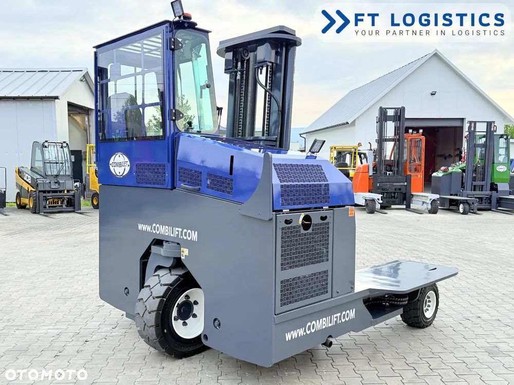 Combilift WÓZEK CZTEROKIERUNKOWY - WIELOKIERUNKOWY | COMBILIFT C4500S | GAS | TRIPLEX 5550MM | POZYCJONER WIDEŁ | WOLNY SKOK | NOWE OPONY | PO SERWISIE | STAN IDEALNY | Szeroka oferta wózków czterokierunkowych i bocznych, dopasowanych do różnorodnych potrzeb i zastosowań - 7