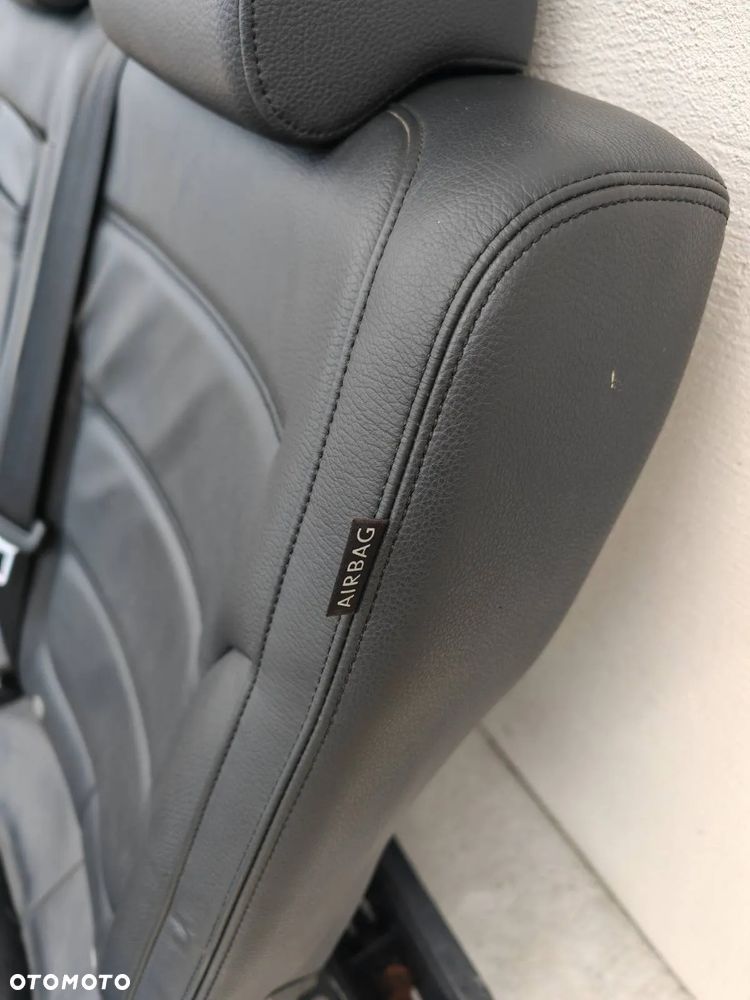 VW TOUAREG II 7P 10-18R KANAPA FOTELE TYL AIR BAG KOMPLET SKÓRA CZARNA - 4