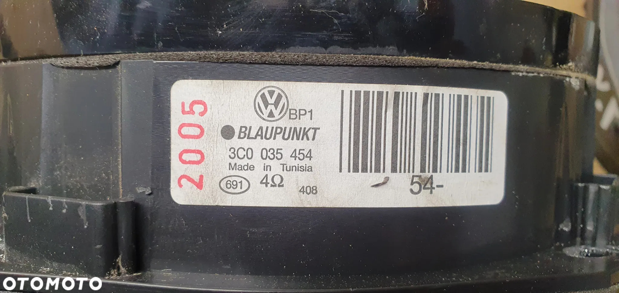 Głośnik drzwi prawy lewy przód przedni VW Passat B6 3C0035454 - 6