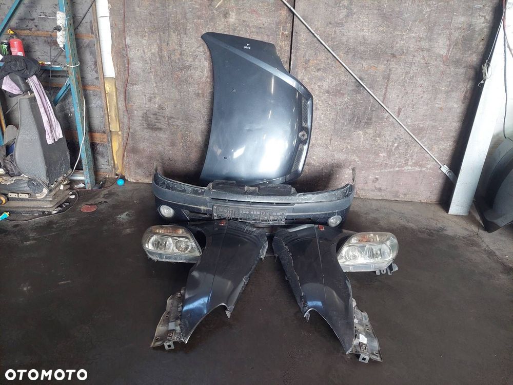 KOMPLETNY PRZÓD MASKA ZDERZAK BŁOTNIKI LAMPY RENAULT SCENIC I LIFT TEB66 - 1