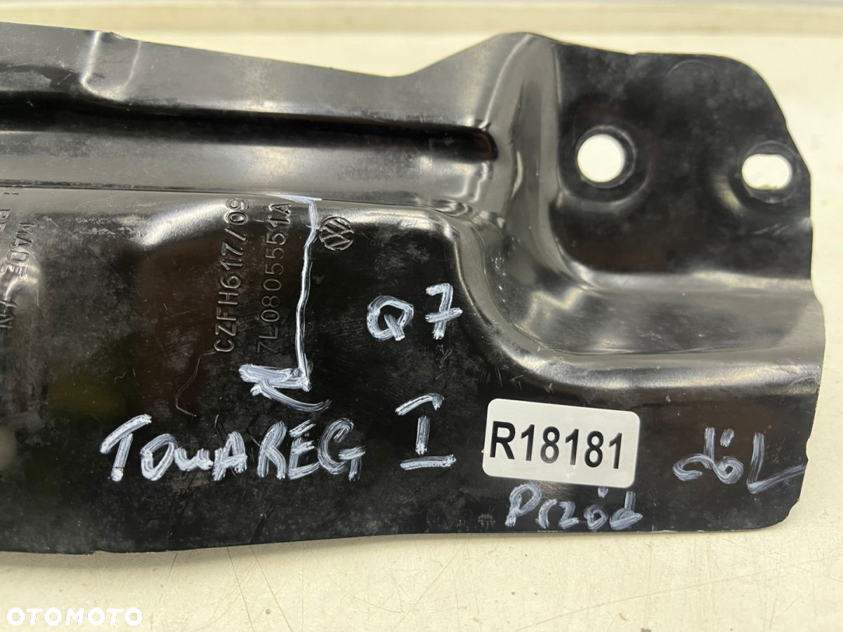 Belka zderzaka VW Touareg I 7L Audi Q7 4L 02-10r. przednie dolne wzmocnienie pod chłodnice przód - 14