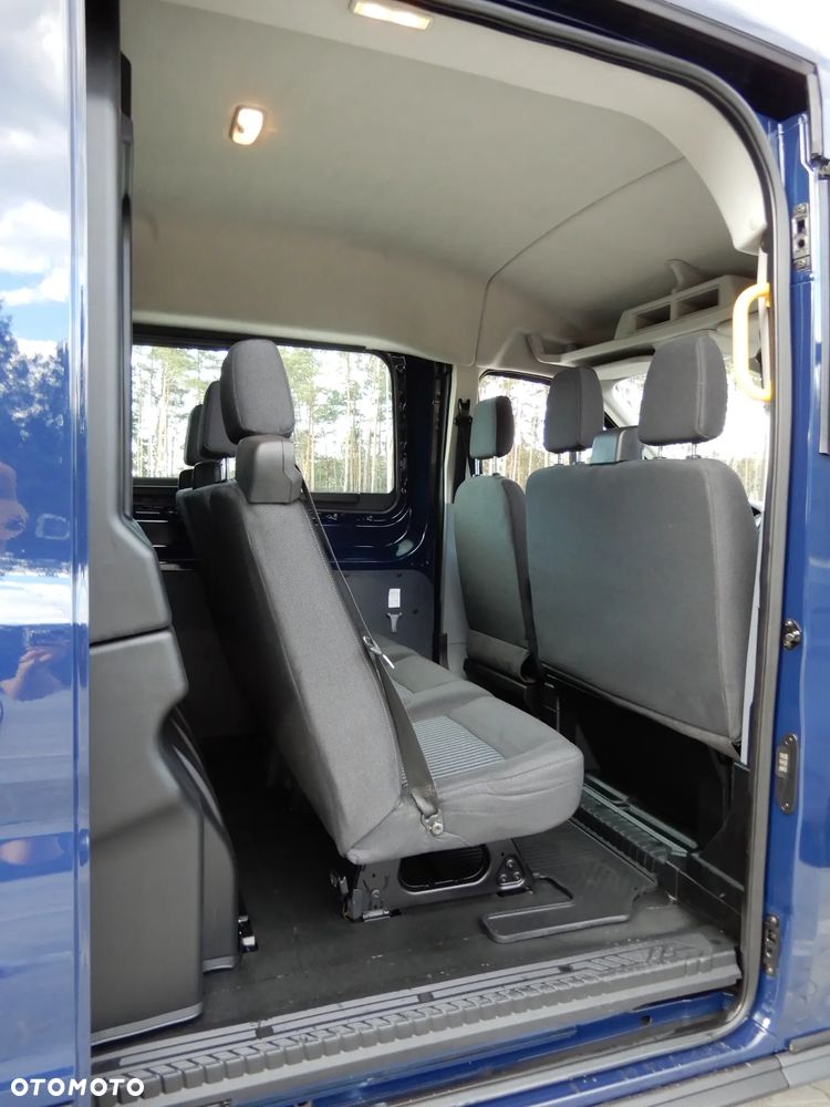 Ford Transit 2.0 DCiV 130 Km EcoBlue Wersja TREND L3H2 Blaszak Furgon 6-Cio Osobowy Doka Brygadowy Dubel + 1267 Kg Ładowność DMC 3500 Kg Stan Auta Jak Nowy UNIKAT !!! - 22