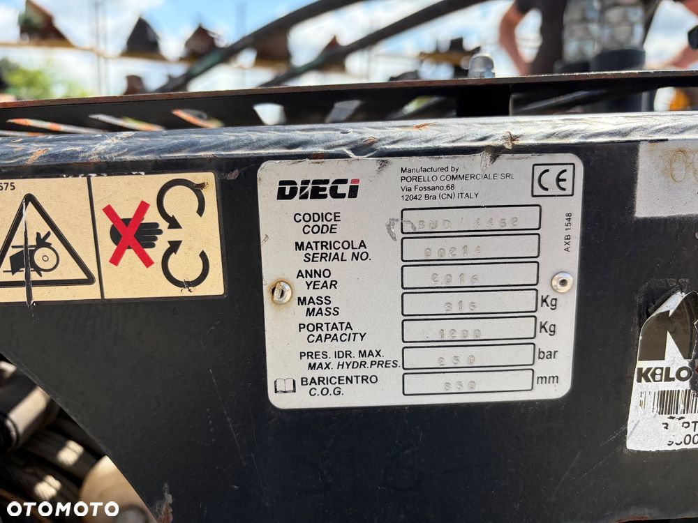 Dieci Kratownica z wciągarką bocianek Ładowarka teleskopowa - 9