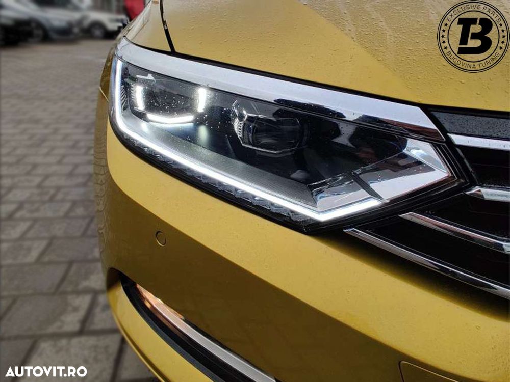 Faruri Full LED compatibile cu VW Passat B8 3G Matrix Design - 1