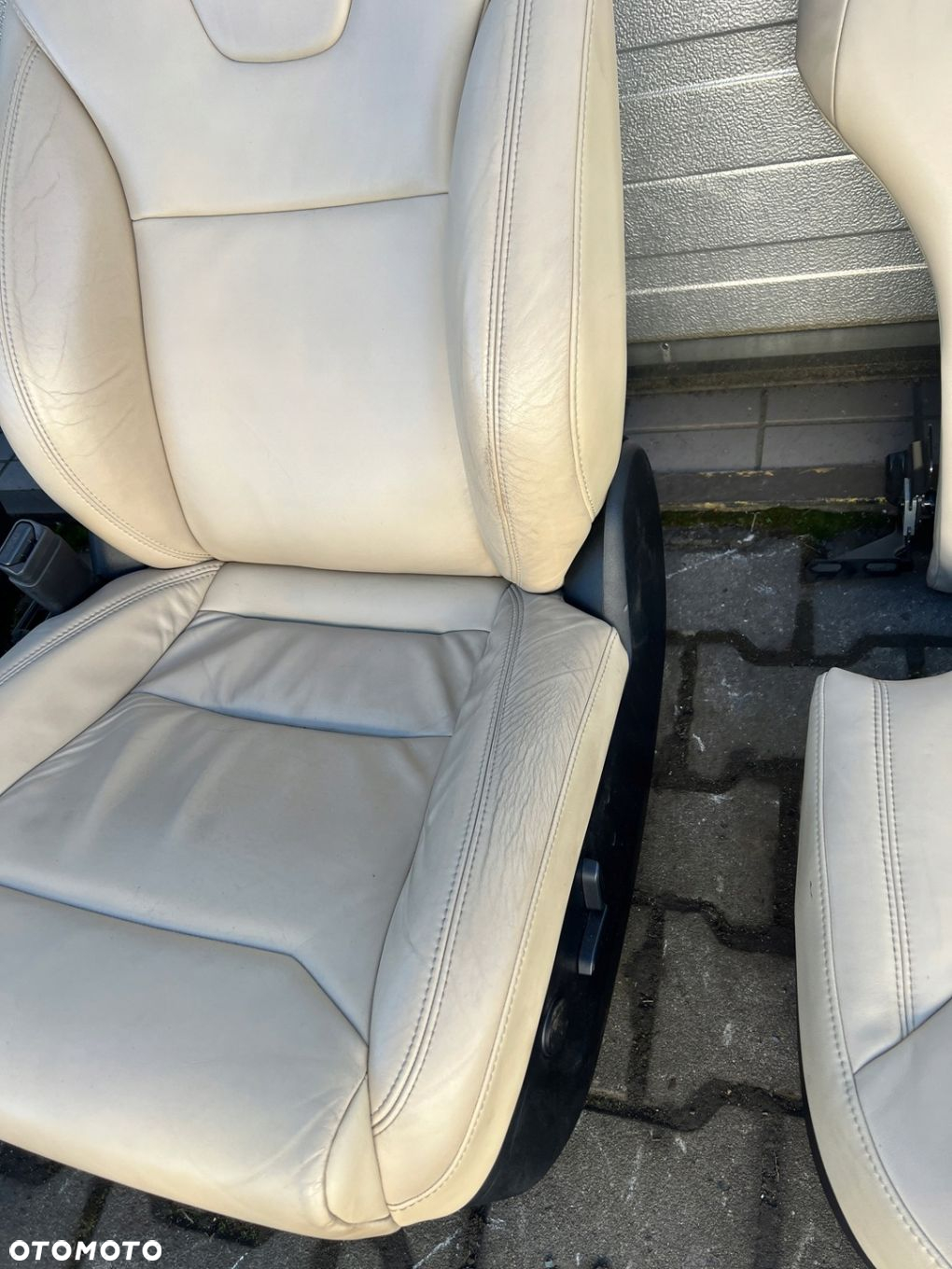TESLA S LIFT 16-21 FOTEL LEWY KIEROWCY KREMOWA SKÓRA EUROPA - 2