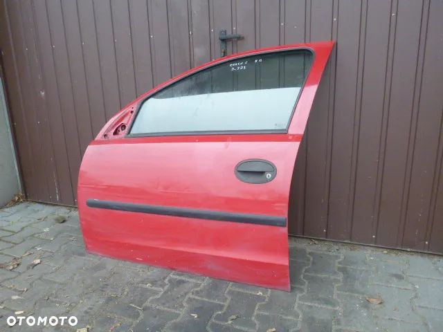 DRZWI LEWY PRZÓD LEWE PRZEDNIE KOMPLETNE OPEL CORSA C Z573 - 1