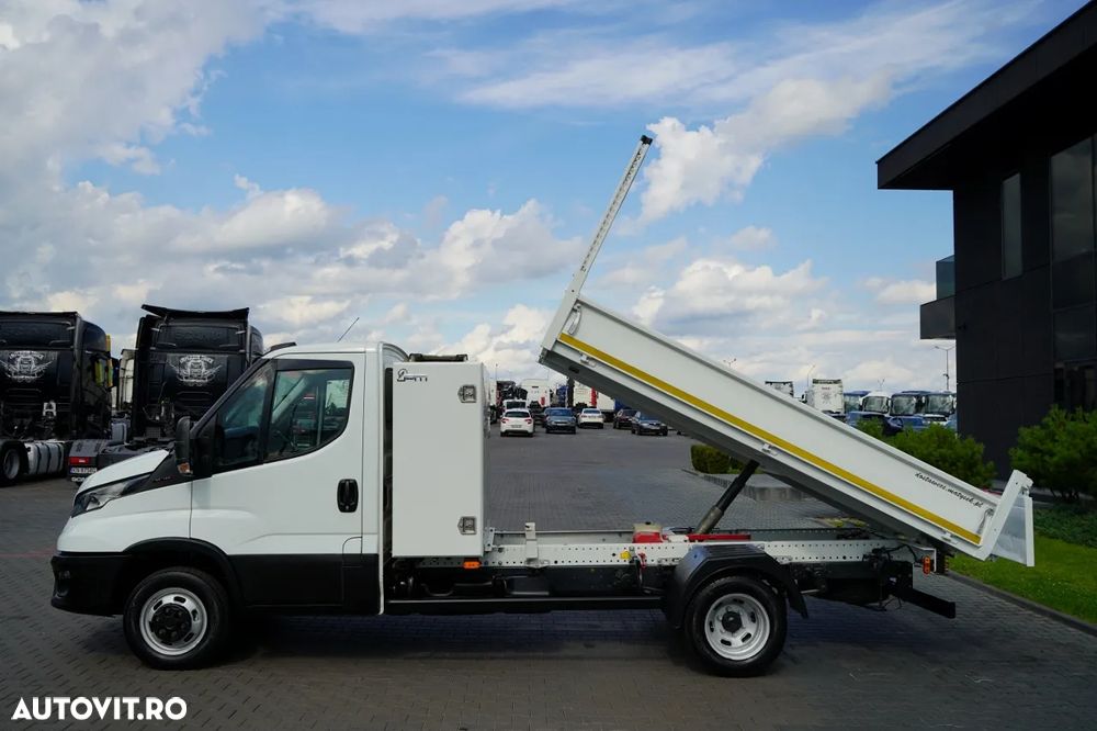 Iveco DAILY 35-160 / BASCULATOR SPATE / OȚEL / 3 LOCURI / DOUĂ / MANUAL / IMPORTAT / EURO 6 - 4