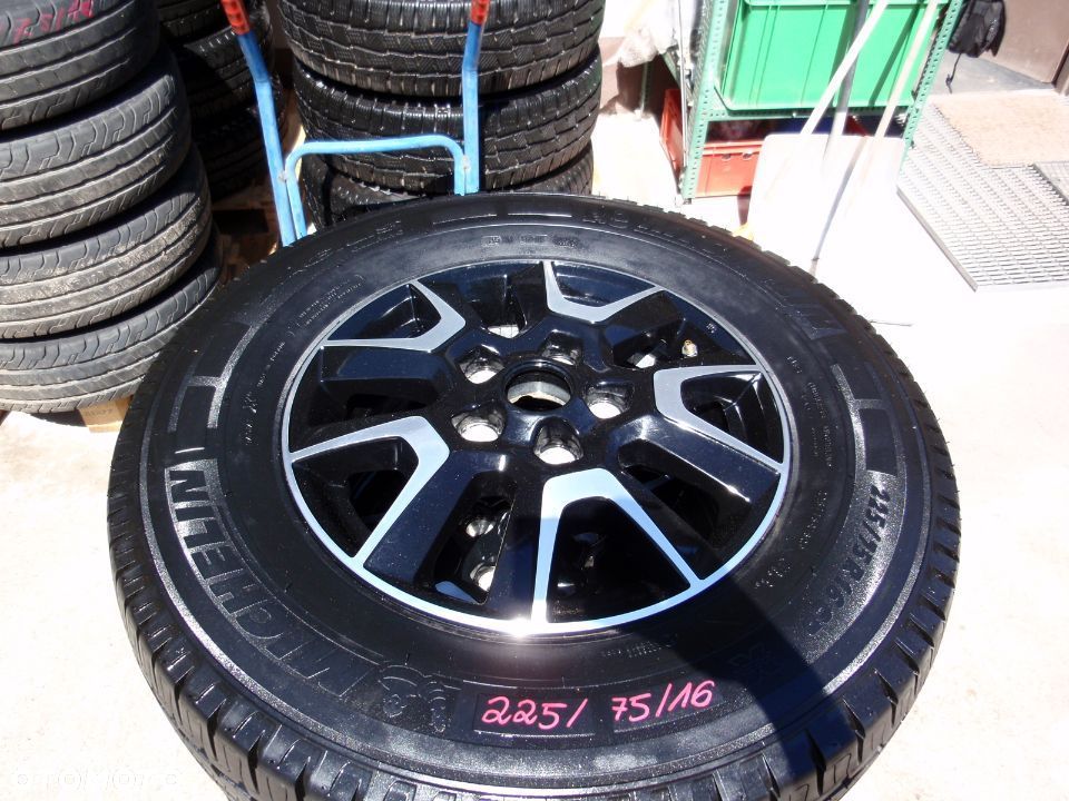 FIAT DUCATO BOXER JUMPER KOŁO ALUFELGA OPONA 225 75 R16 Michelin - 2