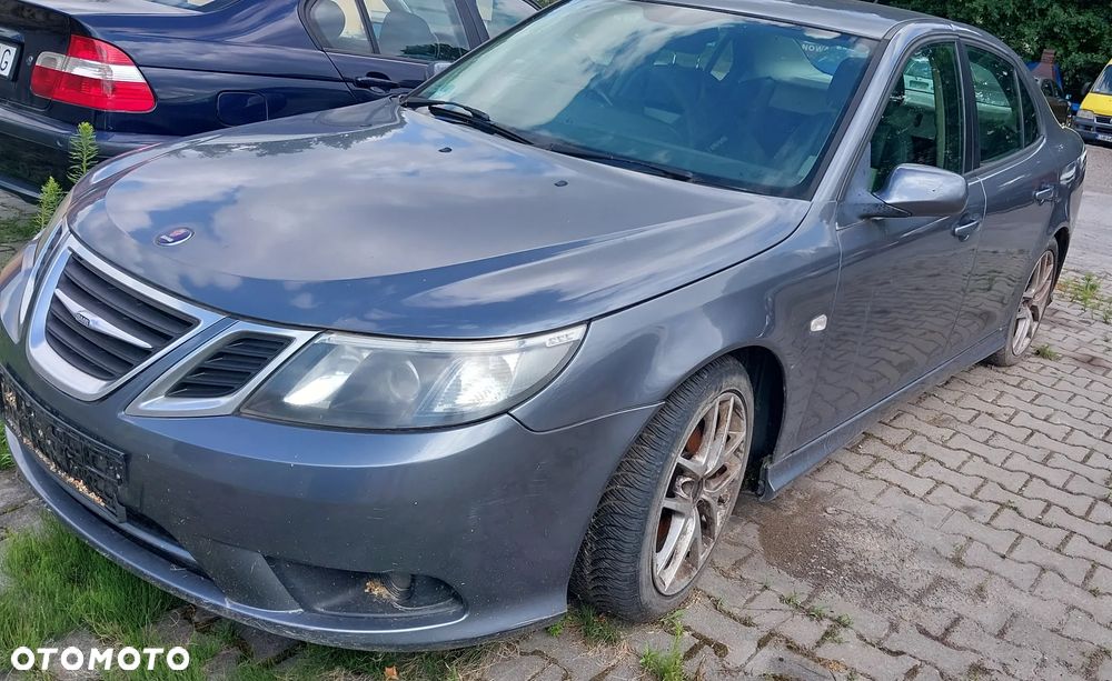 Przód Saab 9-3 93 Lift FL Aero KOLOR 303 maska pas chłodnice wzmocnienie lampa prawa lewa przednia EUROPA SOCZEWKA brak błotników i zderzaka - 2