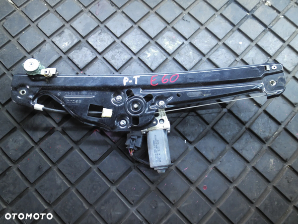 BMW E60 MECHANIZM SZYBY PRAWY TYŁ TYLNY