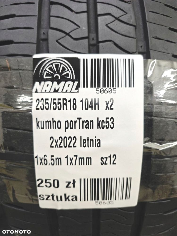 235/55R18 kumho 2022 opony letnie 7mm 50605 - 8