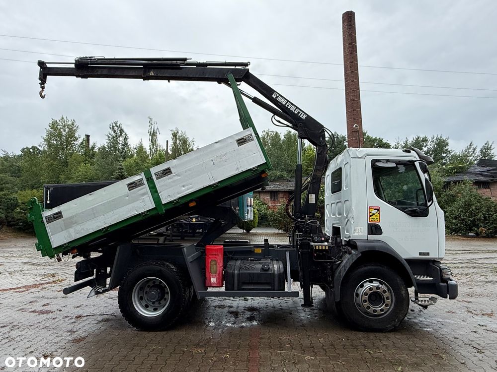 Renault MIDLUM 270 DCI* DMC 16T* WYWROTKA 3,7m* HIAB 085 EVOLUTEK* DŹWIG 3,8T* MOST GÓRSKI* BLOKADA* KLIMA* 85% OPONY* STAN BDB* Z FRANCJI* - 3