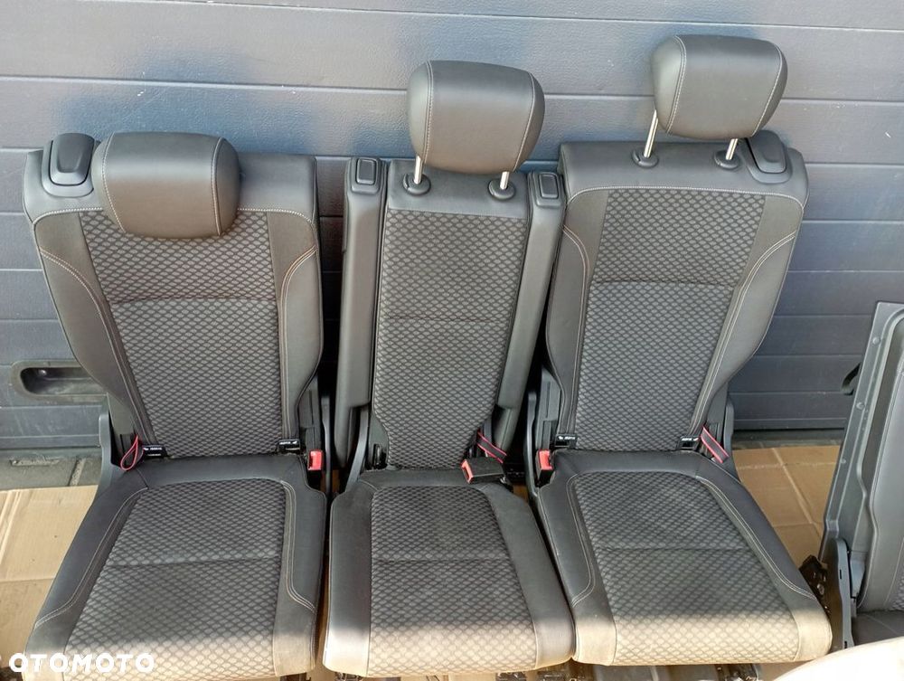 OPEL ZAFIRA C FOTELE KANAPA SIEDZENIA GRZANE PASY TYŁ KOMPLET EUROPA - 7