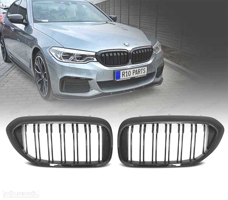 GRELHAS BMW G30 G31 17-19 LOOK M PRETO BRILHANTE - 1
