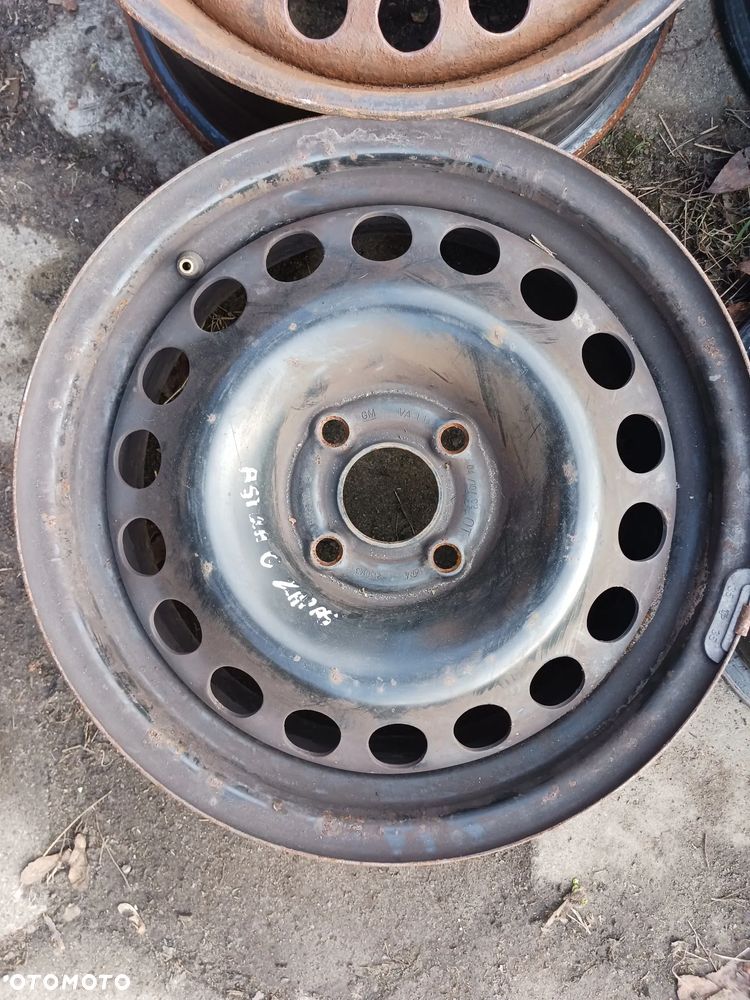 Felgi stalowe Opel Astra G H Meriva Combo Zafira 4x100 6Jx15H2 ET49 Komplet - 2