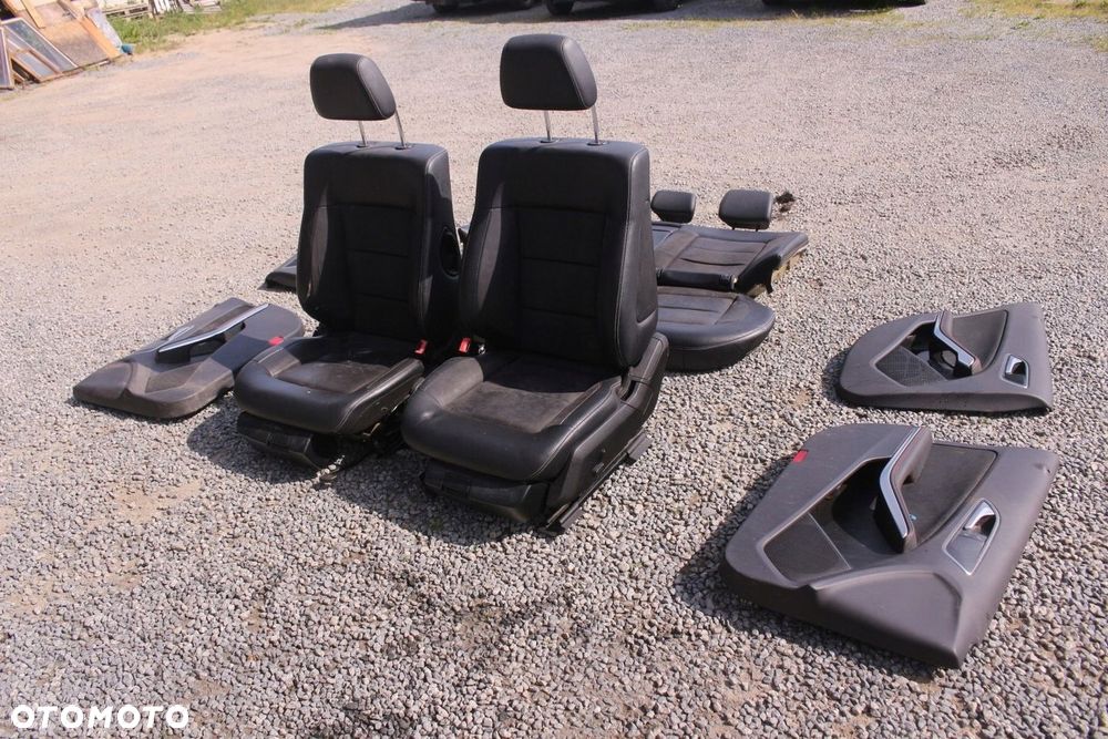 Fotele Kanapa Alkantara Mercedes W212 Lift Sedan - 1