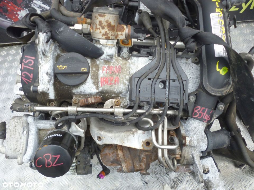 SILNIK KOMPLETNY FABIA IBIZA 1.2 TSI CBZ 85 TYS - 2