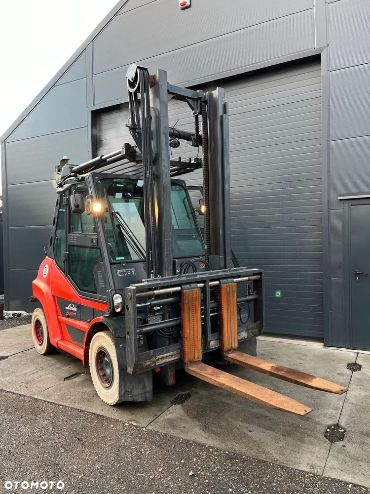 Linde H60 H70 H80 Gaz 3 butle Klima Pozycjoner Przesuw boczny 2 kamery - 21