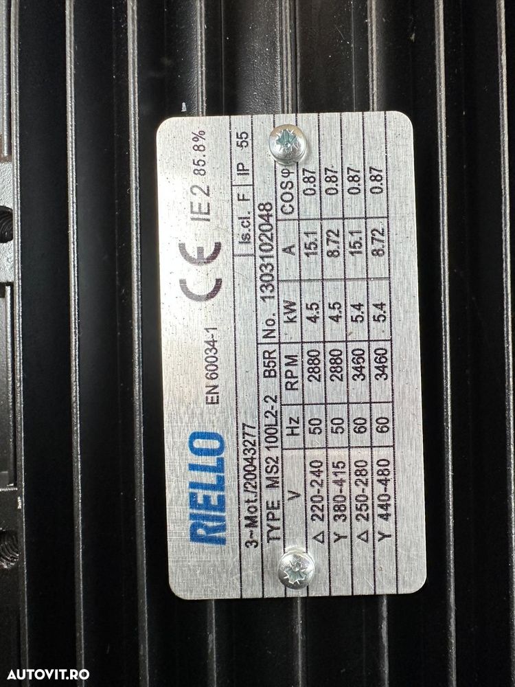 Altul Arzător gaz RIELLO R.B.S. RS 190 - 8