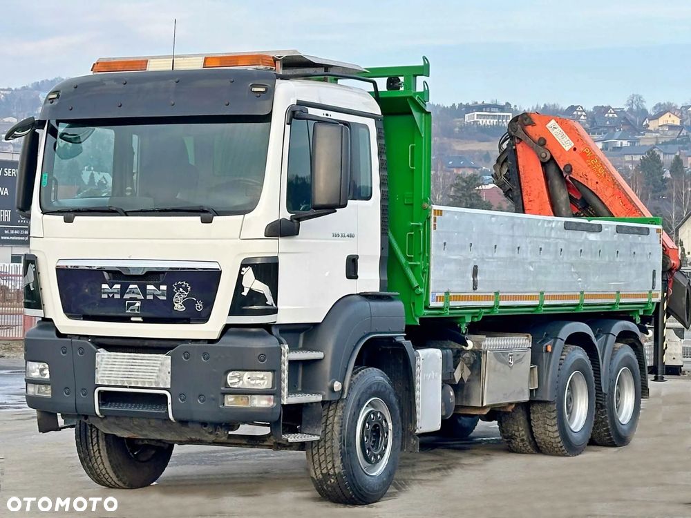 MAN TGS 33.480 * WYWROTKA 5,70 m * PK 23002 + PILOT * 6x4 - 4