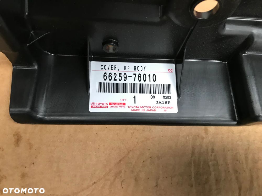 Osłona pod Zderzak Tył Lexus UX 18- Nowa 66259-76010 - 2