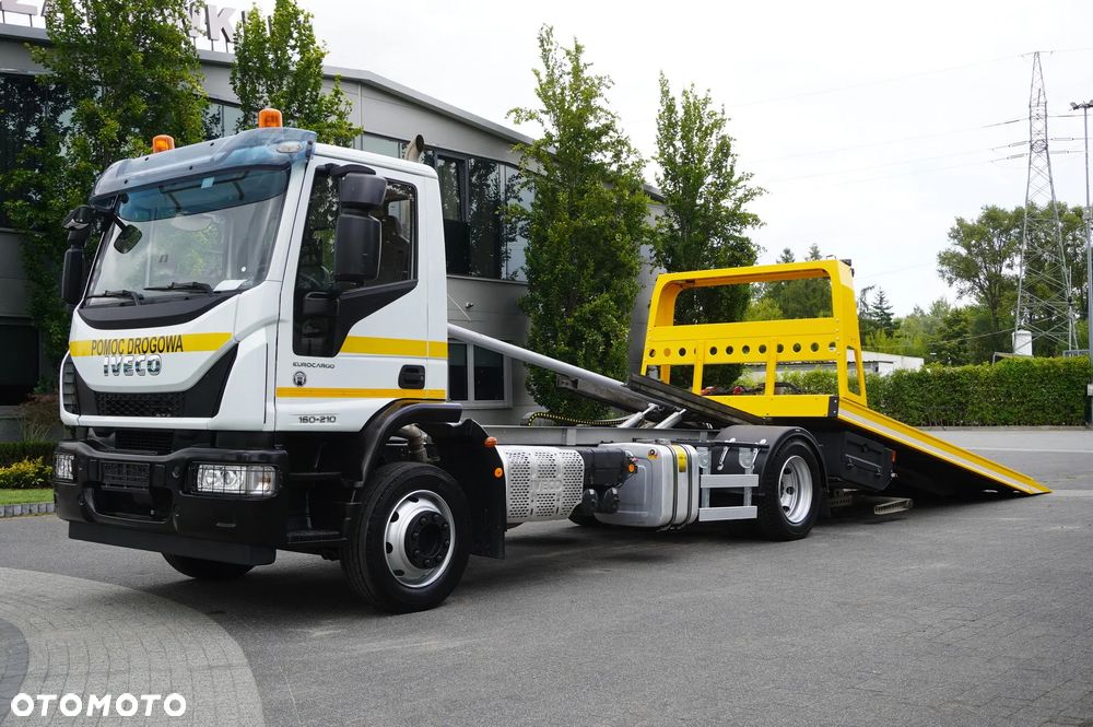 Iveco Eurocargo 160-210 / 75,000 km! / Opuszczana laweta OMARS / Widelec - 4