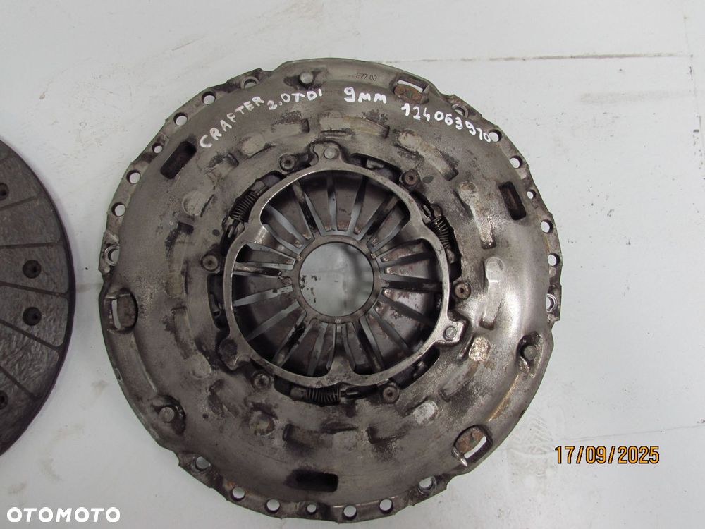 VW CRAFTER 2.0 TDI 11-18 SPRZEGLO KOLO DWUMASOWE 03L105266BF TARCZA 9 mm DOCISK 03L141031T - 7