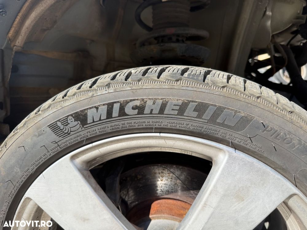 Jante mercedes r18 245/40/18 cauciucuri michellin stare impecabila - 3