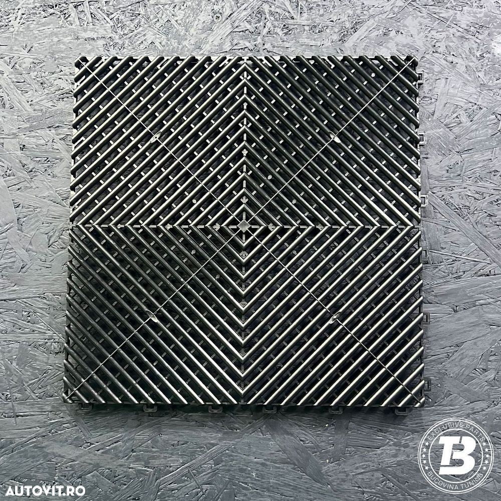 Pardoseala Modulara pentru Garaj si Ateliere Detailing - Negru - 10