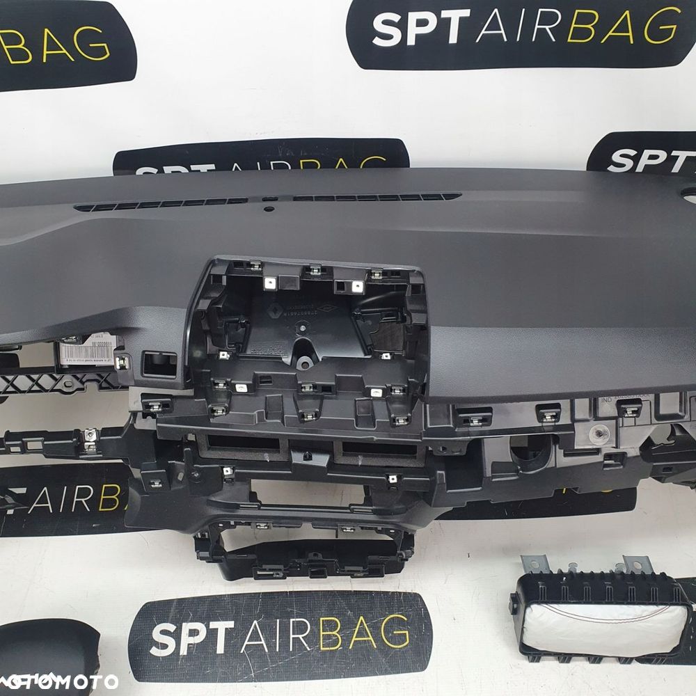 DACIA SANDERO III PO LIFCIE DESKA ROZDZIELCZA KONSOLA KOKPIT PULPIT PODUSZKI AIRBAG AIR BAG PASY KIT SET - 3