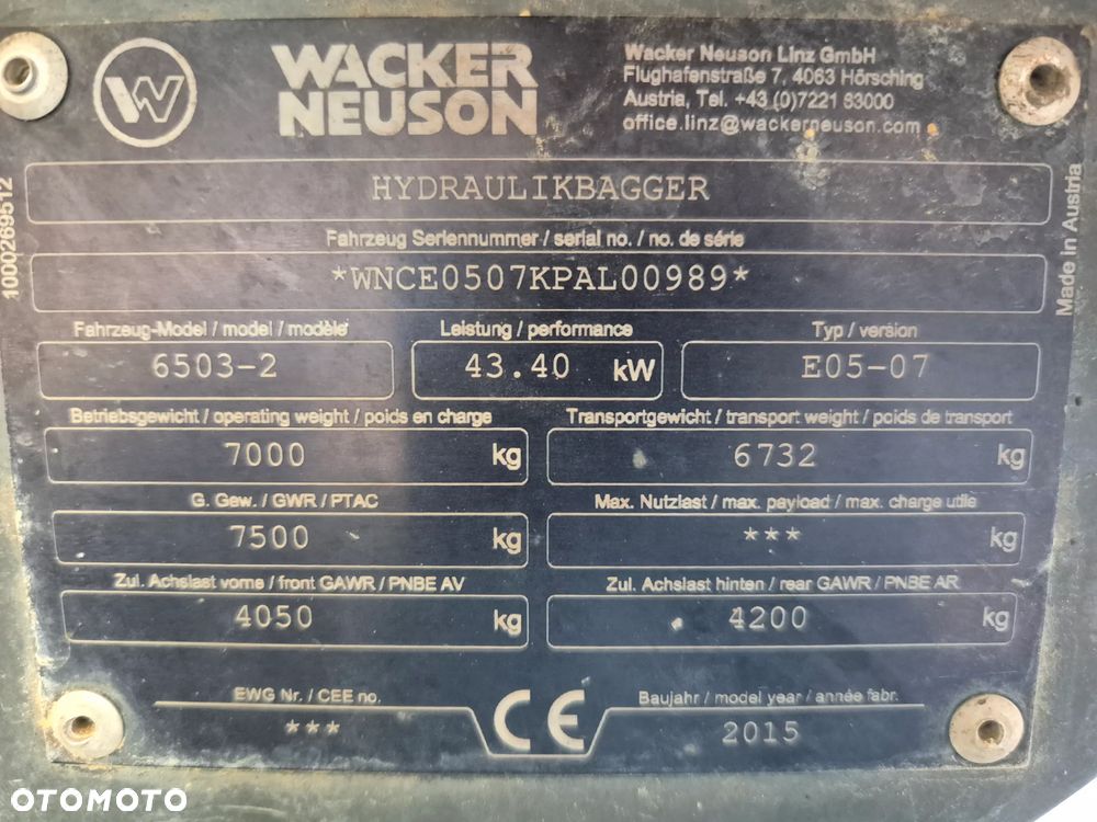 Wacker Neuson 6503-2 - 12