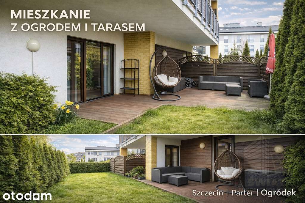 Na sprzedaż 3 pokojowe mieszkanie z ogrodem