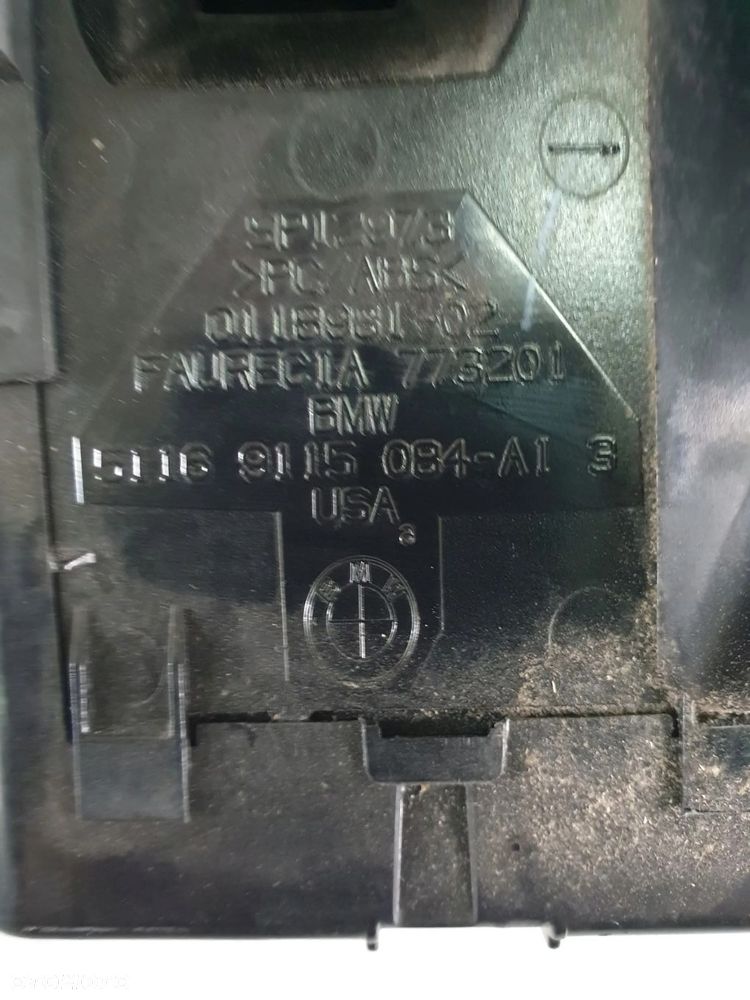 PODŁOKIETNIK CZARNA SKÓRA SCHOWEK BMW X5 E70 X6 - 7
