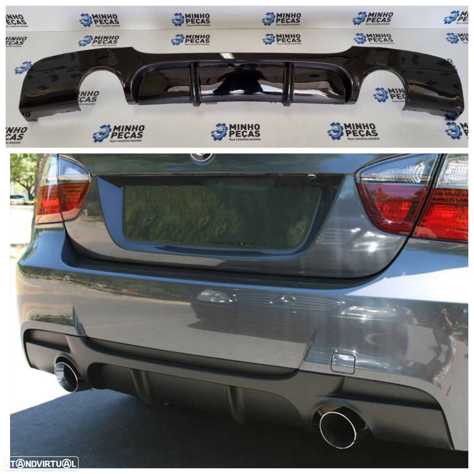 Difusor Traseiro BMW (E90/91) M-Performance - 1
