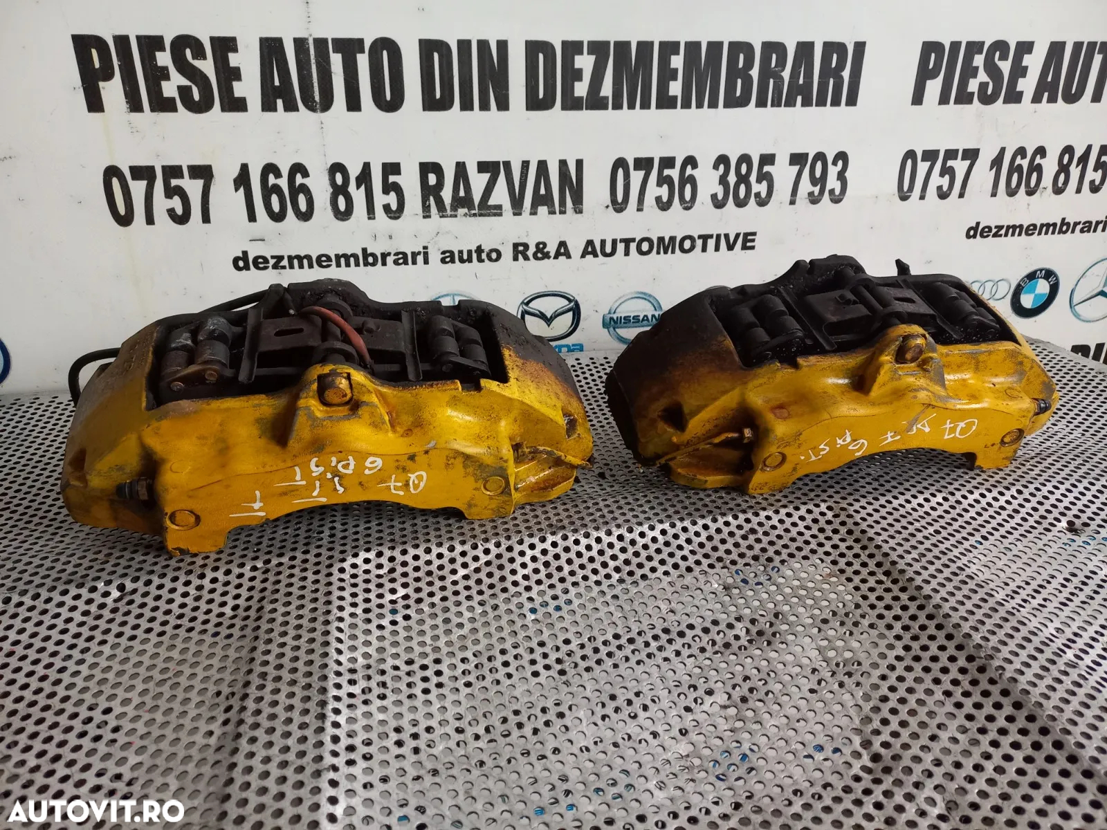 Etrieri Etrier Stanga Dreapta Fata Cu 6 Pistonase Audi Q7 4L Vw Touareg Porsche Cayenne 2006-2007-2 - 7