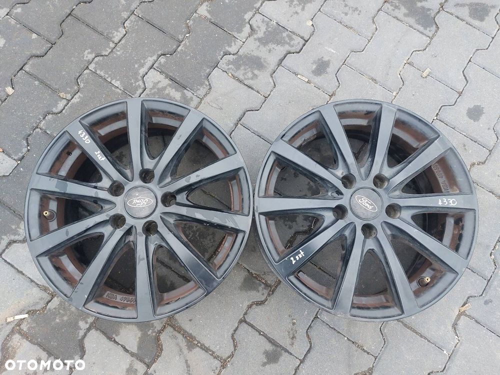 FELGI ALUMINIOWE KOMPLET 2SZT 5X108 6,5Jx16 FORD  KBA 49568 PLATIN - 1