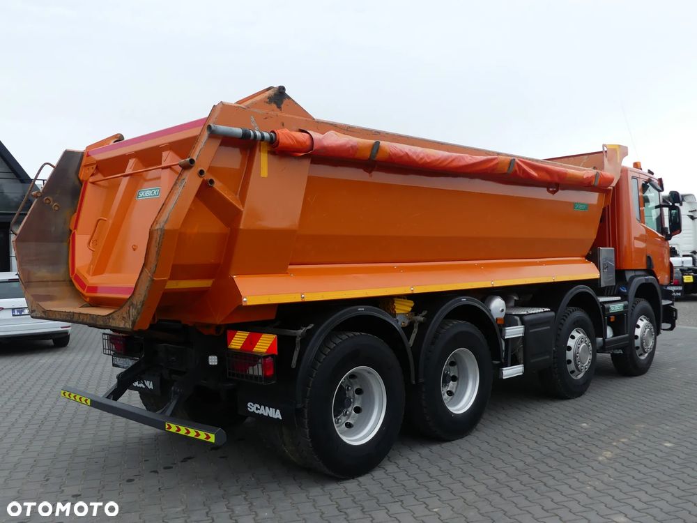 Scania P410 8x4 / WYWROTKA / ALUFELGI / MANUAL / EURO 6 / - 16