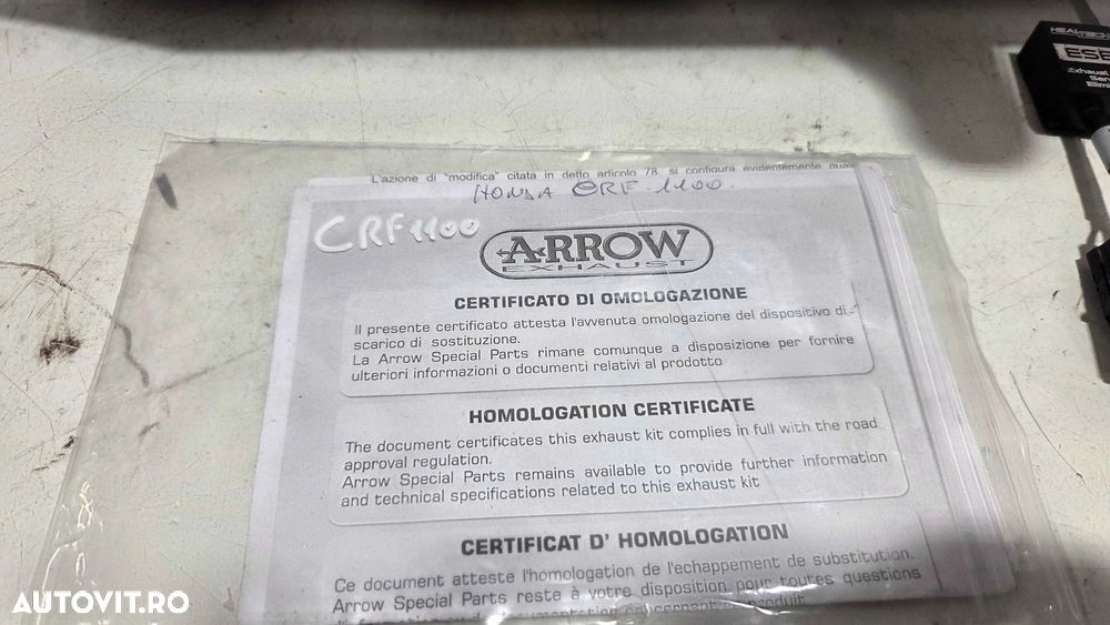 Toba Arrow dedicata Honda CRF1100 Africa Twin omologata - 7