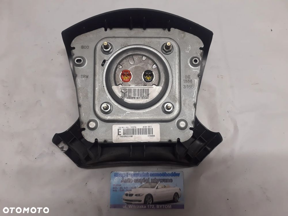 PODUSZKA KIEROWCY AIRBAG TOYOTA AVENSIS II T25 2,0 D4D 2003r  61556050B - 2